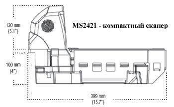 Сканер штрих-кода Metrologic MS2421