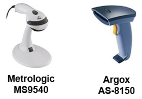 Сравним популярные модели ручных сканеров штрих-кода: Metrologic MS9540 и Argox AS-8150